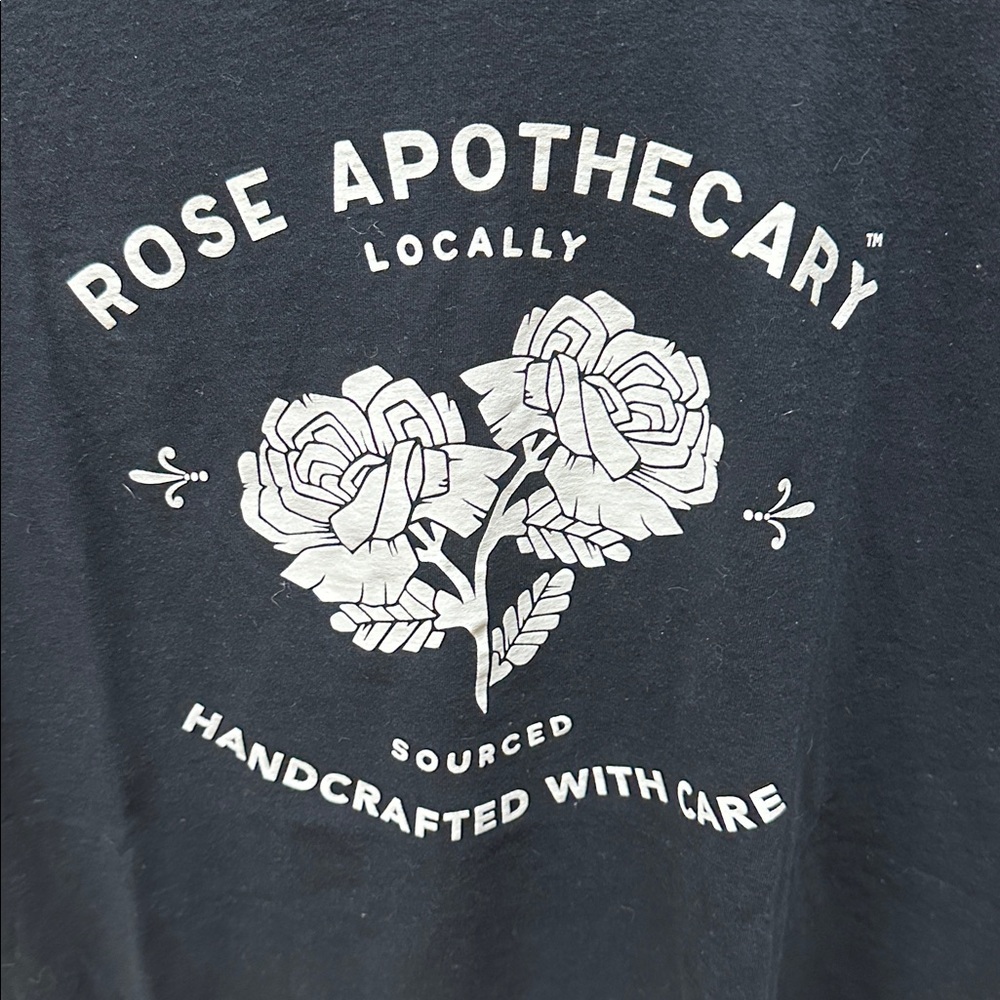 Schott’s Creek Rose Apothecary Black T-Shirt - Picture 2 of 4